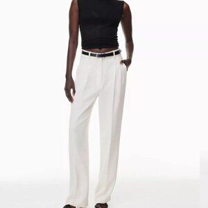 Aritzia Wilfred The Effortless Pant in Light Birch, Size 2